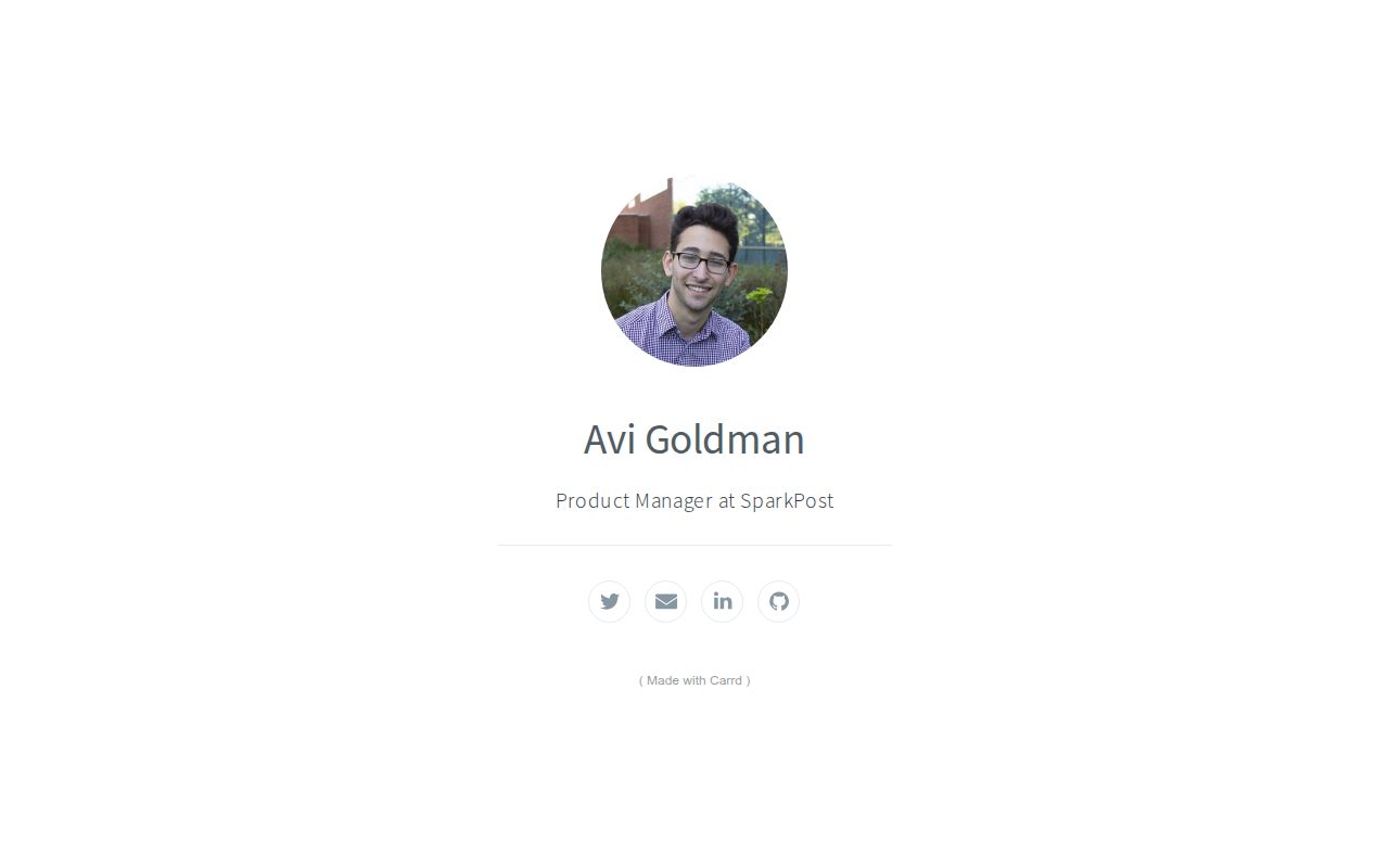 Carrd profile picture for @avi